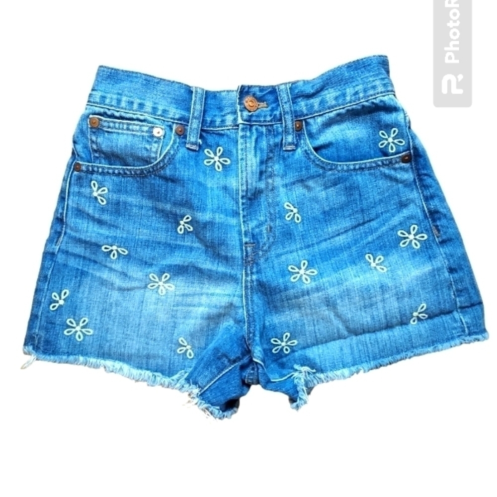 Madewell women's size 24  cut-off daisy short raw hem